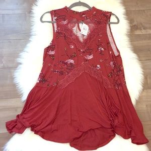 XL Vanity floral top